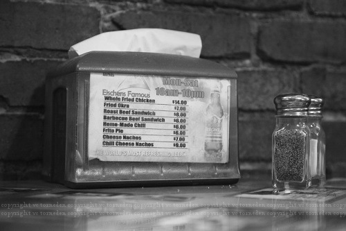 That's the menu. Enjoy.